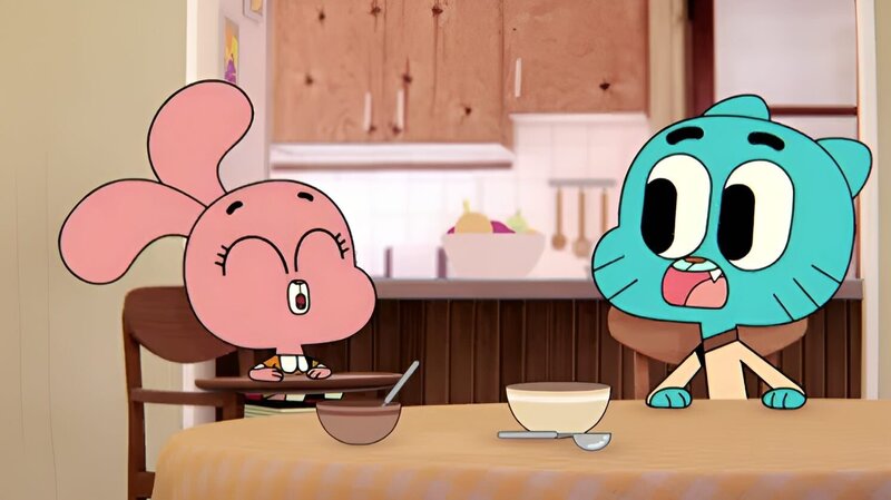 v.li.: Anais, Gumball – Bild: TM & © 2015 CARTOON NETWORK. A TIME WARNER COMPANY. ALL RIGHTS RESERVED.