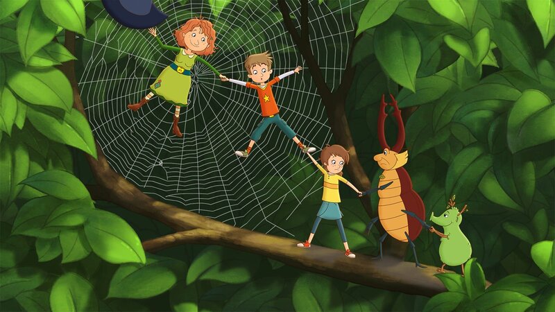 Ein gemütliches Picknick im Grünen haben sich Lea und Luis anders vorgestellt. – Bild: ZDF/​Akkord Film/​Bastei Lübbe AG