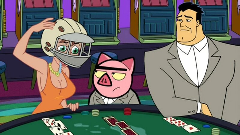 Spanky Ham (m.), Captain Leslie Hero (r.) – Bild: ViacomCBS