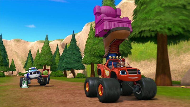 L-r: Darington, Blaze und AJ – Bild: ViacomCBS