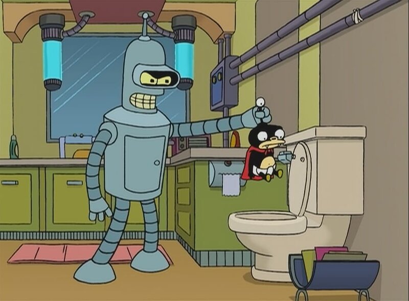 Bender (l.); Nibbler (r.) – Bild: Paramount