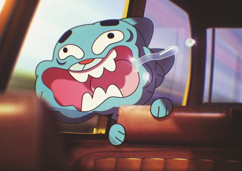 Gumball wird heute wie so oft vom Pech verfolgt, und das, obwohl er ausdrücklich nicht an Pechtage glaubt. – Bild: Turner