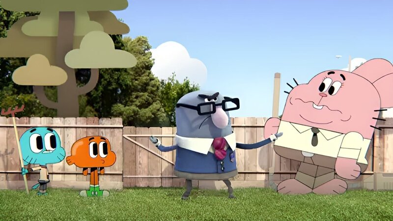 v.li.: Gumball, Darwin, Mr. Robinson’s, Richard – Bild: TM & © 2015 CARTOON NETWORK. A TIME WARNER COMPANY. ALL RIGHTS RESERVED.