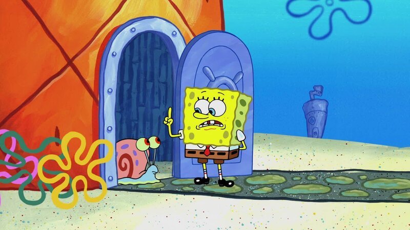 L-R: Gary, SpongeBob – Bild: ANNÉE Viacom International Inc. Tous droits réservés. Nickelodeon, Bob l’éponge et tous les autres titres, logos et personnages qui y sont associés sont des marques de commerce de Viacom International inc. Créé par Stephen Hillenburg.