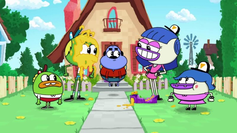L-R: Buhdeuce, SwaySway, Mr. Flutterbee, Zoona, Roni – Bild: Nicktoons UK