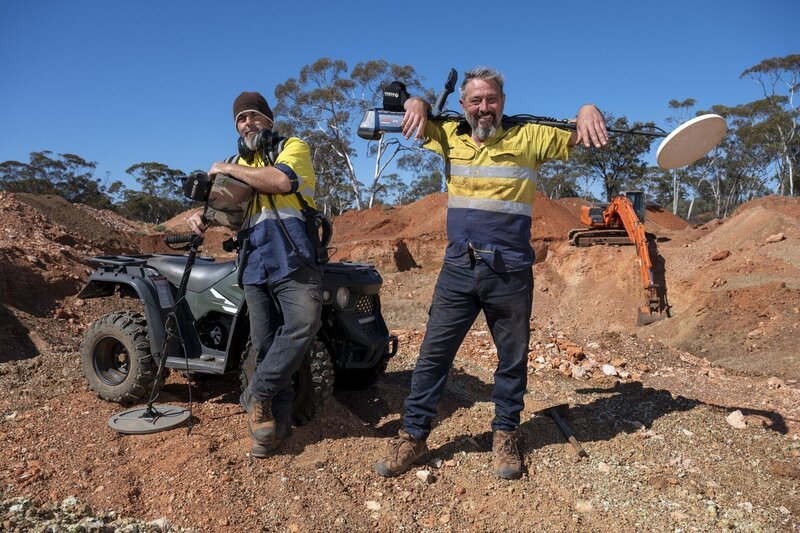 Brad McGhie and Chris Smith, Aussie Gold Hunters 7 – Photograph by David Dare Parker – Bild: Electric Pictures Pty Ltd