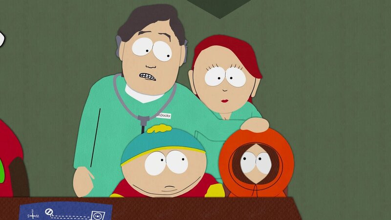 L-R: Dr. Doctor, Eric, Nurse Goodly, Kenny – Bild: ViacomCBS