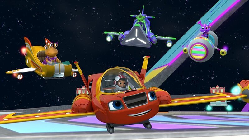 Unten: Blaze und AJ – Bild: Paramount