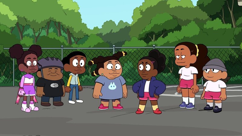Sparkle Cadet (l.), Cannonball (2.v.l.), Craig (3.v.l.), Diane, Brittani (3.v.r.) – Bild: The Cartoon Network, Inc.