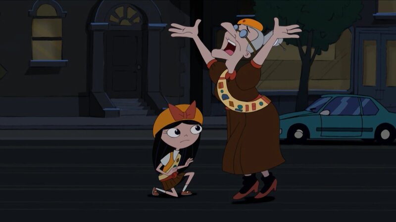 PHINEAS & FERB – „Night of the Living Pharmacists“ – In this „Night of the Living Dead“-inspired special, Doofenshmirtz’s latest „-inator“ accidentally turns the citizens of Danville into contagious Doof-zombies who run rampant all over town. Agent P and the kids must work together to save Danville and avoid becoming Doof-zombies themselves. This episode of „Phineas and Ferb“ airs Saturday, October 4 (8:00 PM ET/​PT), on Disney Channel. (Disney XD) ISABELLA, MRS. FEYERSIED – Bild: Disney XD /​ Disney XD /​ Disney XD /​ © 2014 Disney Enterprises, Inc. All rights reserved.
