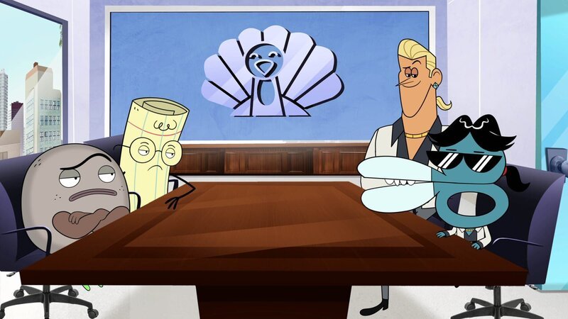 Stein (l.), Papier (2.v.l.), Schere (r.) – Bild: Paramount Stein (l.), Papier (2.v.l.), Schere (r.) – Bild: Paramount