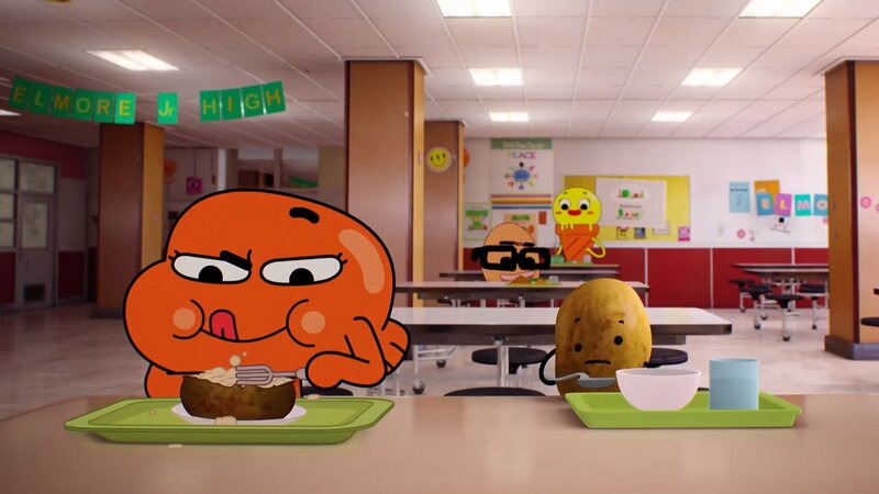 vorne, v.li.: Darwin, Idaho – Bild: CARTOON NETWORK