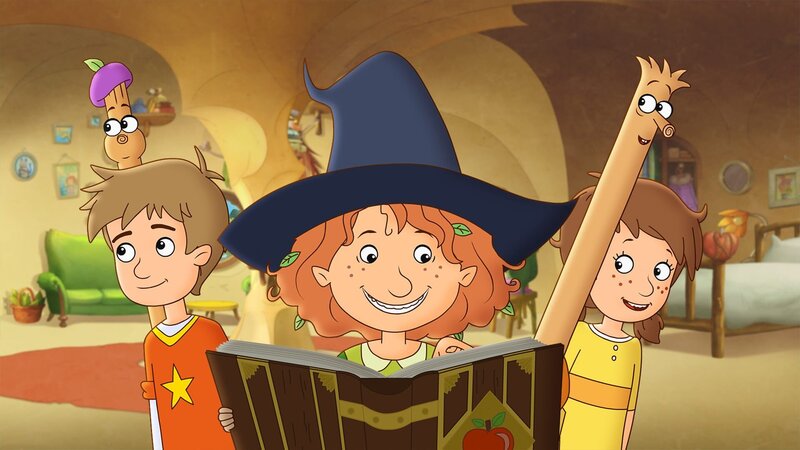 Petronella mit Luis und Lea – Bild: KiKA