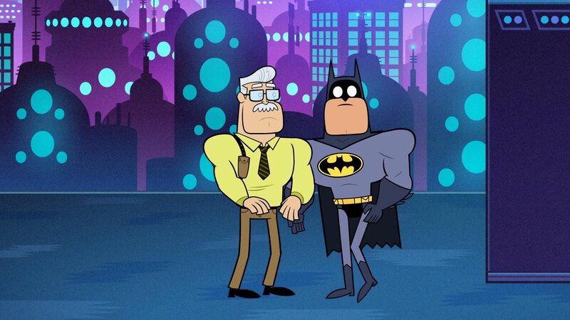 v.li.: Commissioner Gordon, Batman – Bild: TM and © 2020 The Cartoon Network, Inc. A WarnerMedia Company. All Rights Reserved.