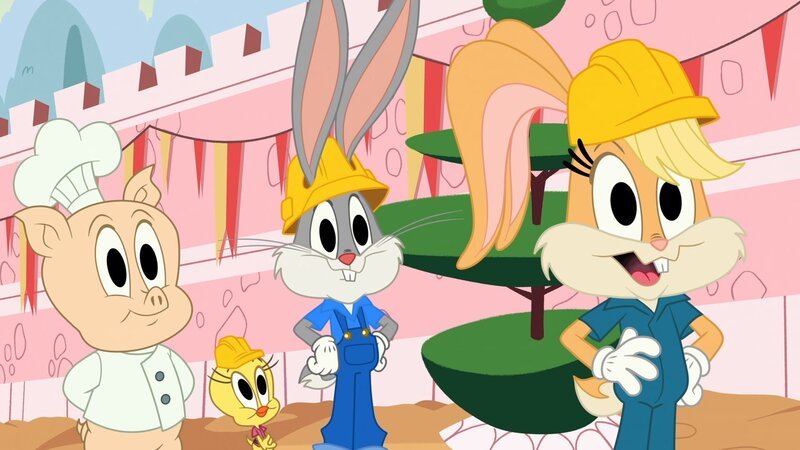 v.li.: Porky Pig, Tweety, Bugs Bunny, Lola Bunny – Bild: Warner Bros. Entertainment Inc. v.li.: Porky Pig, Tweety, Bugs Bunny, Lola Bunny – Bild: Warner Bros. Entertainment Inc.