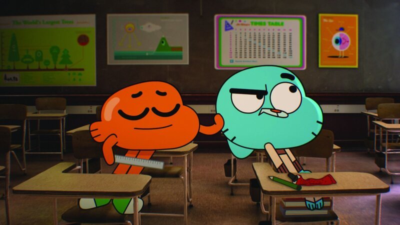 L-R: Darwin ad Gumball – Bild: CARTOON NETWORK