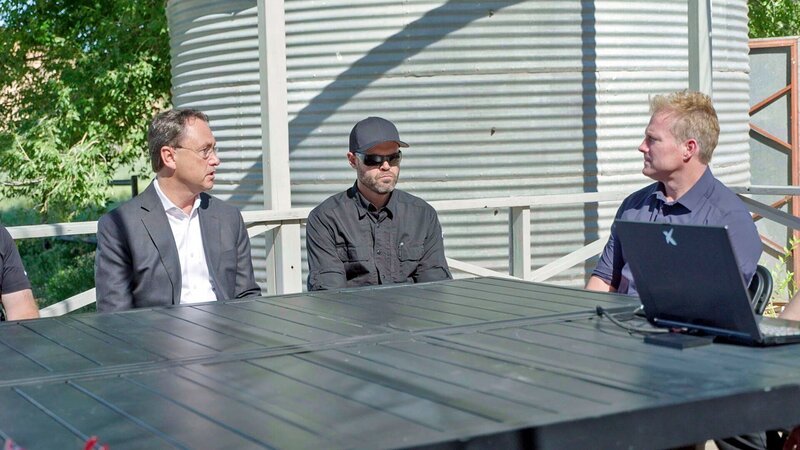 L-R: Brandon Fugal, Bryant ‚Dragon‘ Arnold, Travis Taylor – Bild: THE HISTORY CHANNEL /​ Prometheus Entertainment