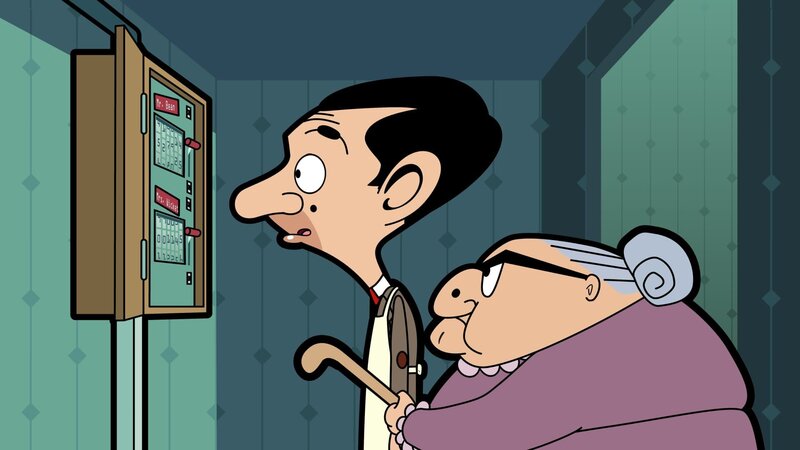 v.li.: Mr. Bean, Mrs. Wicket – Bild: Tiger Aspect Productions Limited