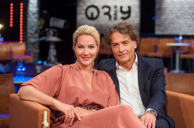 Judith Rakers und Giovanni di Lorenzo – Bild: NDR/​Radio Bremen/​Matthias Hornung