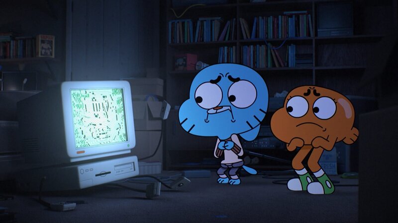 l-r: Gumbal and Darwin – Bild: CARTOON NETWORK