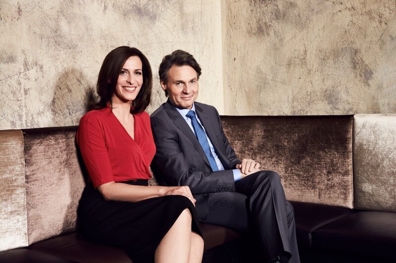 Ulrike Frank und Wolfgang Bahro. – Bild: RTL /​ Rolf Baumgartner