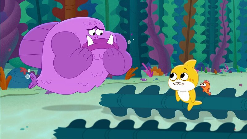 Baby Shark (m.), William (r.) – Bild: Nickelodéon Junior