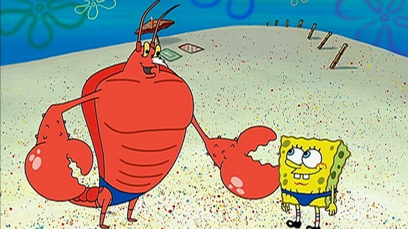 L-R: Larry the Lobster, SpongeBob – Bild: ViacomCBS