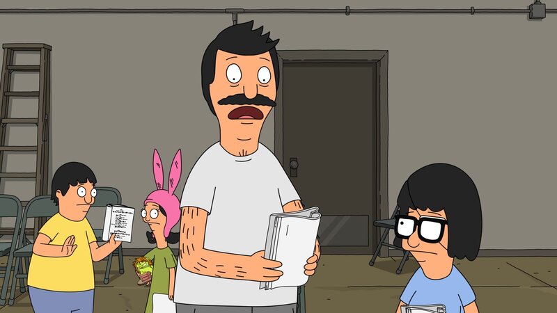 v.li.: Gene, Louise, Bob, Tina – Bild: Paramount /​ BOB’S BURGERS © 2022 by 20th Television
