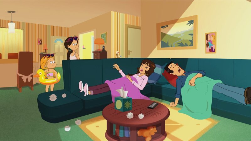 Das wird wohl nichts – nun haben die Eltern die mysteriöse Erkältung. – Bild: NDR/​Bamboo Production/​Samka Productions