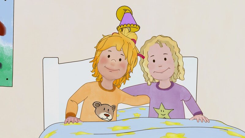 Conni und Julia wollen wieder gemeinsam übernachten. – Bild: ZDF/​Henning Windelband/​Youngfilms GmbH