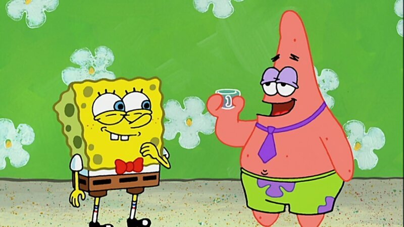 L-R: SpongeBob, Patrick – Bild: ViacomCBS