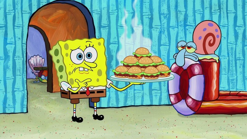 L-R: SpongeBob, Gary – Bild: Paramount