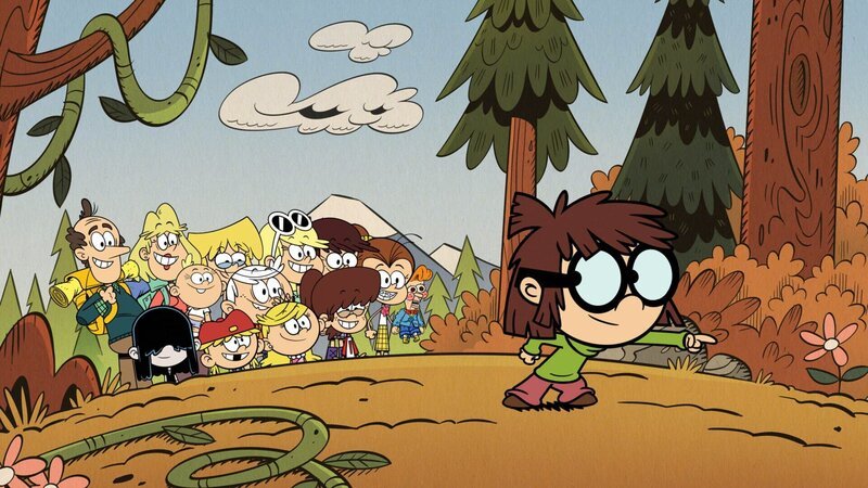 v.li.: Lynn Sr., Lucy, Rita, Lily, Lana, Lori, Lincoln, Lola, Leni, Lynn, Luna, Luan, Lisa – Bild: Paramount