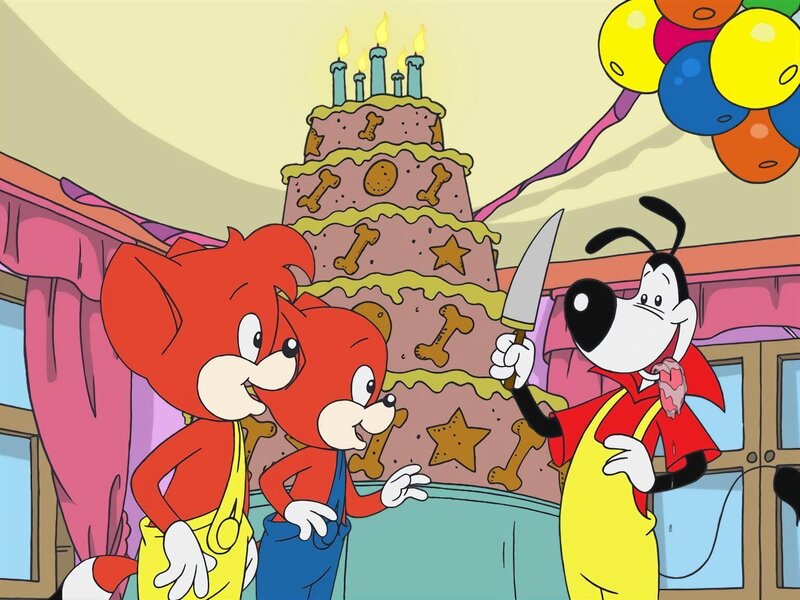 Die beiden Brüder Fix & Foxi gehen gemeinsam durch dick und dünn. Fordert sie jemand heraus, reagiert das freche Duo mit cleveren Einfällen. Mit Makiki und der Peppercorn Familie ist die Fix&Foxi Show komplett! – Bild: Rolf Kauka