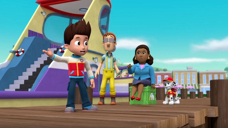 L-R: Ryder, Cap’n Turbot, Mayor Goodway, Marshall. – Bild: ViacomCBS