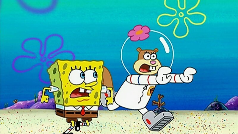 L-R: SpongeBob, Sandy – Bild: ViacomCBS