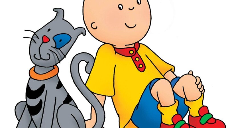 Caillou und sein Kater Gilbert. – Bild: SUPER RTL