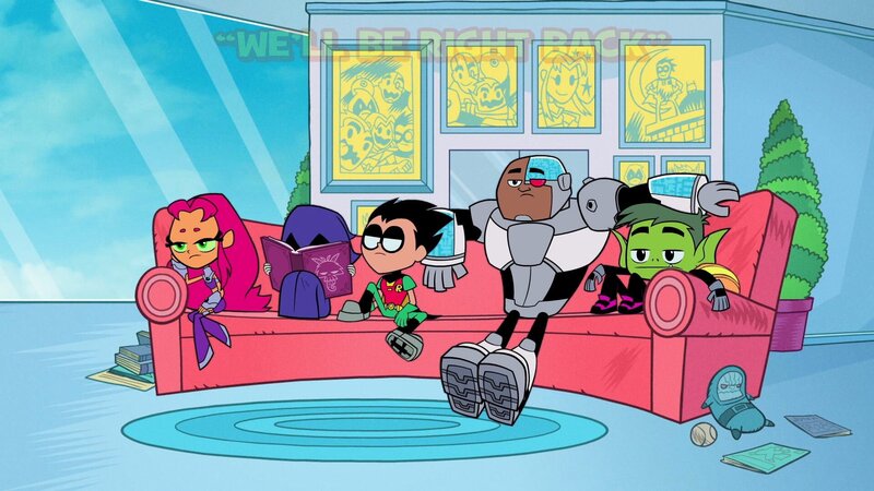 v.li.: Starfire, Raven, Robin, Cyborg, Beast Boy – Bild: TM and © 2020 The Cartoon Network, Inc. A WarnerMedia Company. All Rights Reserved.