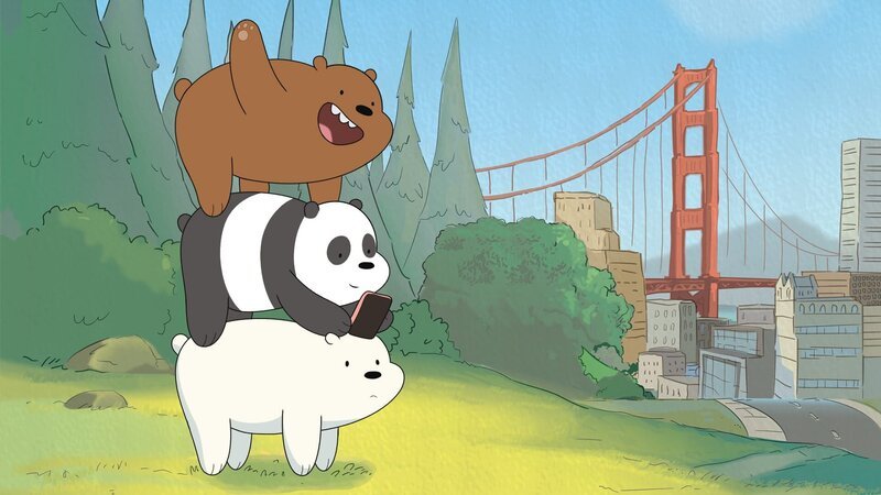 Top to bottom: Grizzly, Panda Bear, Ice Bear. – Bild: Warner Media, LLC