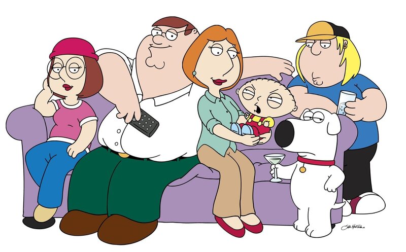 L-R: Meg, Peter, Louise, Stewie, Bria, Chris. – Bild: Twentieth Century Fox Film Corporation