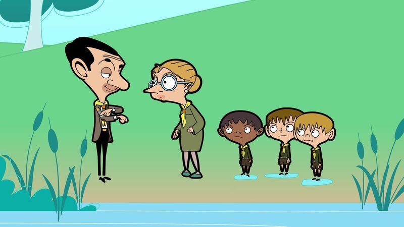 Mr. Bean (l.), Irma Gobb (2.v.l.) – Bild: Tiger Aspect Productions Limited