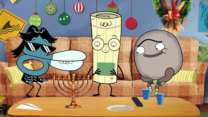 v.li.: Schere, Papier, Stein – Bild: Paramount v.li.: Schere, Papier, Stein – Bild: Paramount