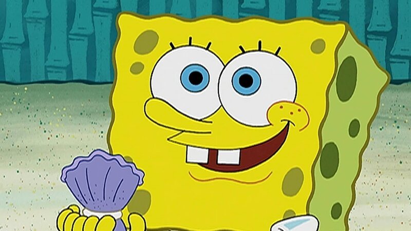 L-R: Junior, SpongeBob – Bild: ANNÉE Viacom International Inc.