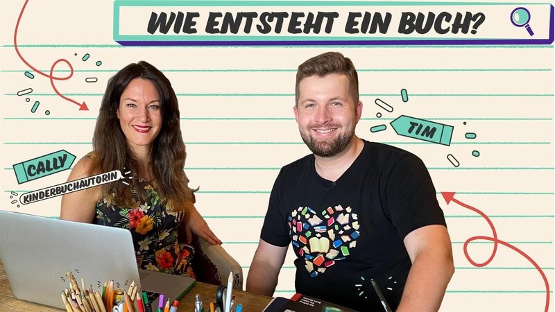 Wie entsteht ein Buch? 1 – Bild: rbb/​KiKA/​Matthias Eder