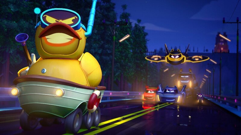 Ducky (vorne) – Bild: Warner Bros. Entertainment Inc. / DC Ducky (vorne) – Bild: Warner Bros. Entertainment Inc. / DC
