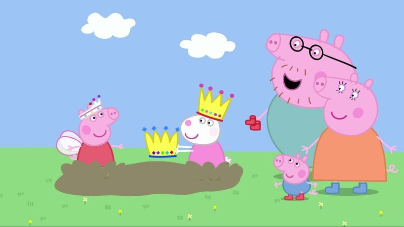 v.li.: Peppa Pig, Suzy Sheep, George Pig, Daddy Pig, Mummy Pig – Bild: Paramount