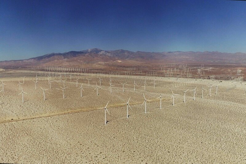 Windpark in Kalifornien – Bild: FranceTV