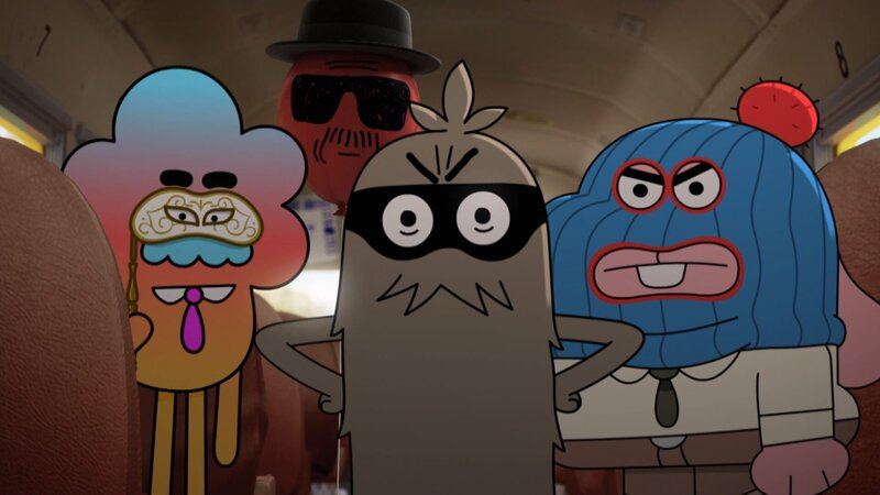 v.li.: Harold, Dexter, Principal Brown, Richard – Bild: TM & 2015 CARTOON NETWORK. A TIME WARNER COMPANY. ALL RIGHTS RESERVED.