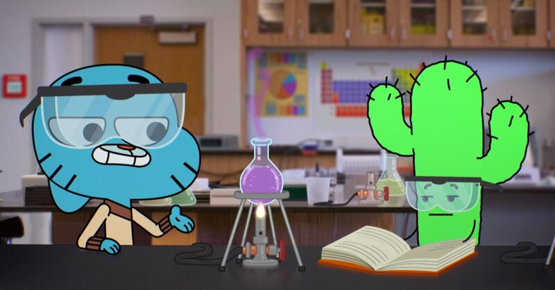 v.li.: Gumball, Carmen – Bild: CARTOON NETWORK