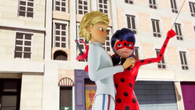 Marinette Dupain-Cheng (re.) und Adrien Agreste – Bild: Disney Enterprises Inc.